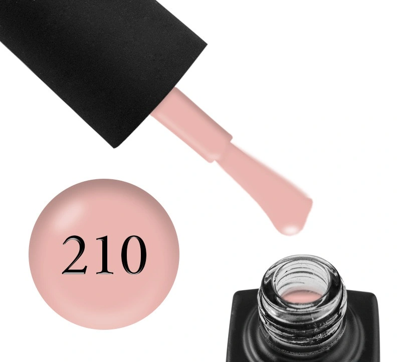 Гель-лак GO Active Gel-polish №210 рожево-бежева пудра, емаль 5,8 мл