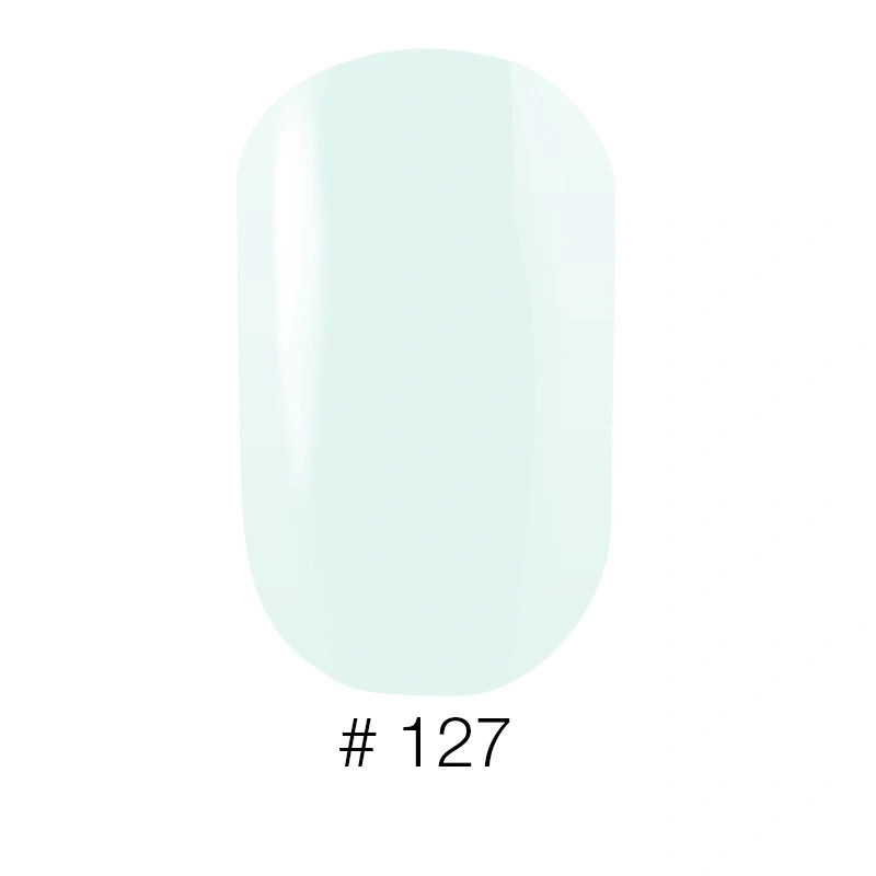 Лак для нігтів Naomi Nail-polish №127 дуже світлий блакитно-зелений, емаль 12 мл