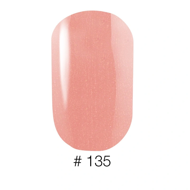 Лак для нігтів Naomi Nail-polish №135 ніжний карамельний десерт, з перламутром, напівпрозорий 12 мл