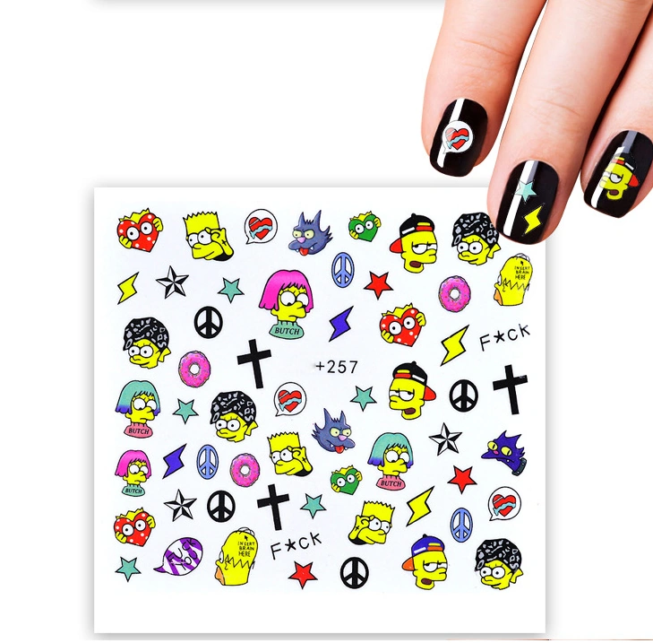 Водні наклейки на нігті Nail Perfect Water Stickers 257