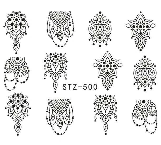 Водні наклейки на нігті Nail Perfect Water Stickers STZ-500