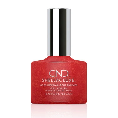 Гель-лак CND Shellac Luxe Hollywood №119 коралово-оранжевий, шиммер 12,5 мл
