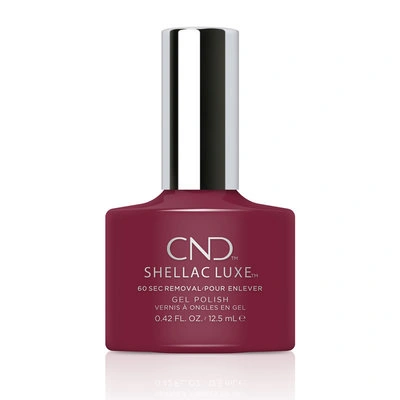 Гель-лак CND Shellac Luxe Rouge Rite №197 приглушений малиновий, емаль 12,5 мл