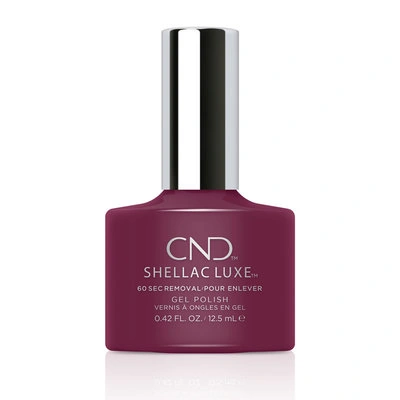 Гель-лак CND Shellac Luxe Tinted Love №153 малиново-винний, емаль 12,5 мл