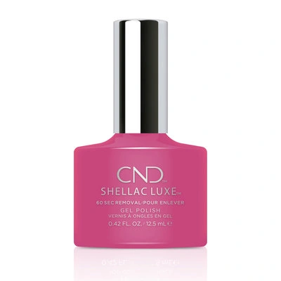 Гель-лак CND Shellac Luxe Pink Bikini №134 рожева Аврора, емаль 12,5 мл