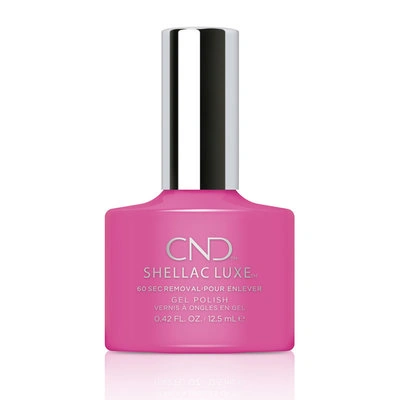 Гель-лак CND Shellac Luxe Hot Pop Pink №121 ультра-рожевий, емаль 12,5 мл