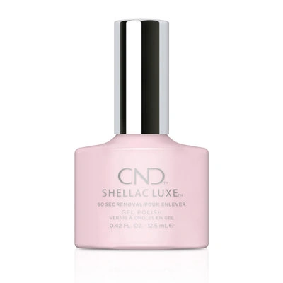Гель-лак CND Shellac Luxe Aurora №295 блідий молочно-рожевий, емаль 12,5 мл