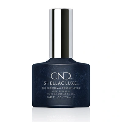 Гель-лак CND Shellac Luxe Midnight Swim №131 північно-синій, шиммер 12,5 мл