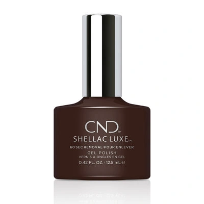 Гель-лак CND Shellac Luxe Fedora №114 шоколадний, емаль 12,5 мл
