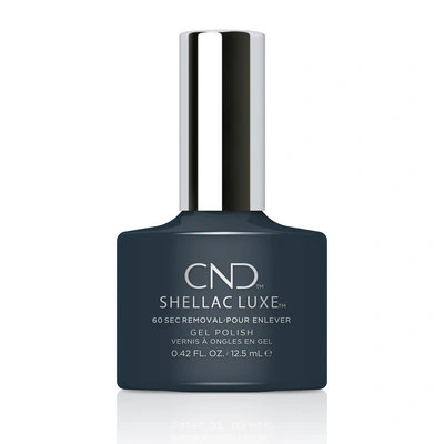 Гель-лак CND Shellac Luxe Indigo Frock №176 темне маренго, емаль 12,5 мл