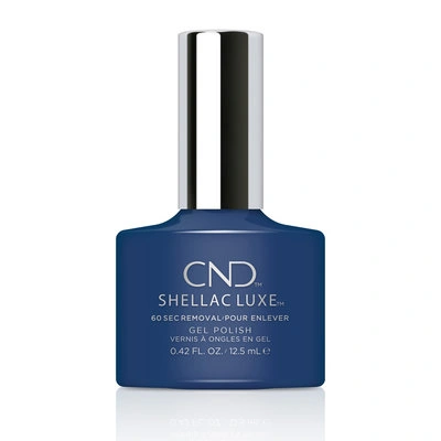 Гель-лак CND Shellac Luxe Winter Nights №257 блакитно-синій, емаль 12,5 мл