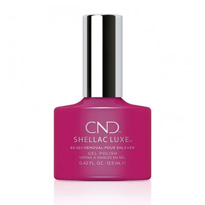 Гель-лак CND Shellac Luxe Brazen №293 пурпурно-рожевий, емаль 12,5 мл
