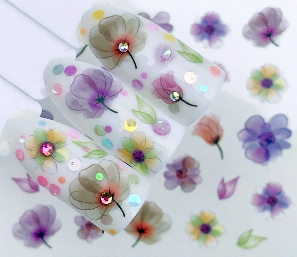 Водні наклейки на нігті Nail Perfect Water Stickers YZW-3047