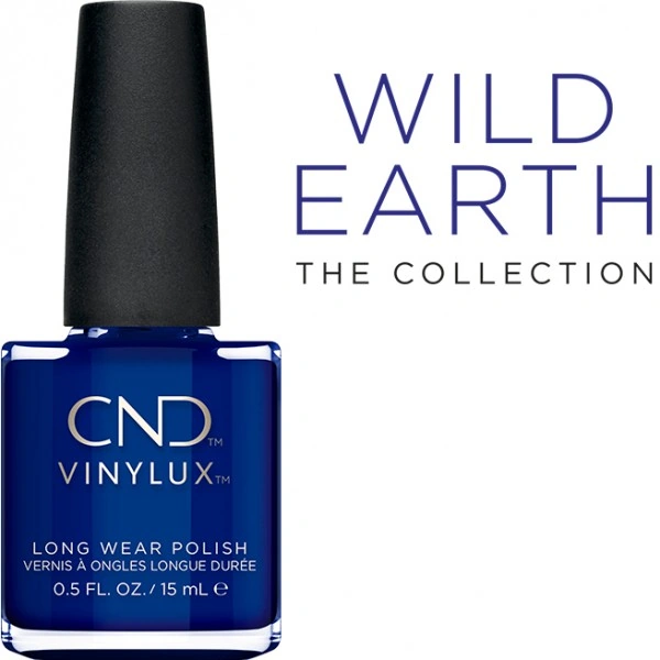 Лак CND VINYLUX 282 Blue Moon синій, емаль 15 мл