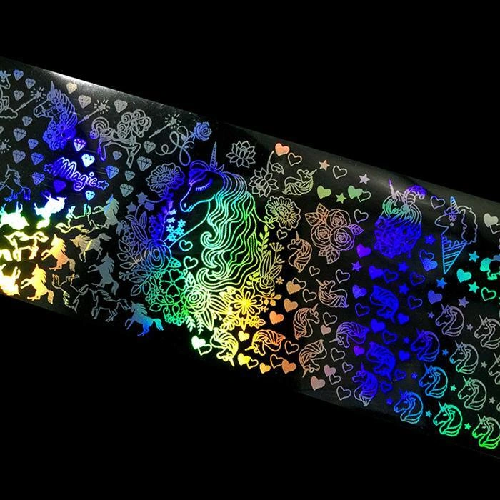 Перекладна фольга Nail Perfect Holographic Foil Unicorn єдиноріг