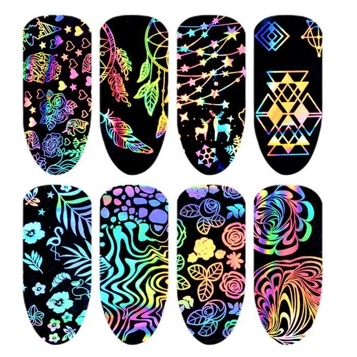 Перекладна фольга Nail Perfect Holographic Foil Unicorn єдиноріг