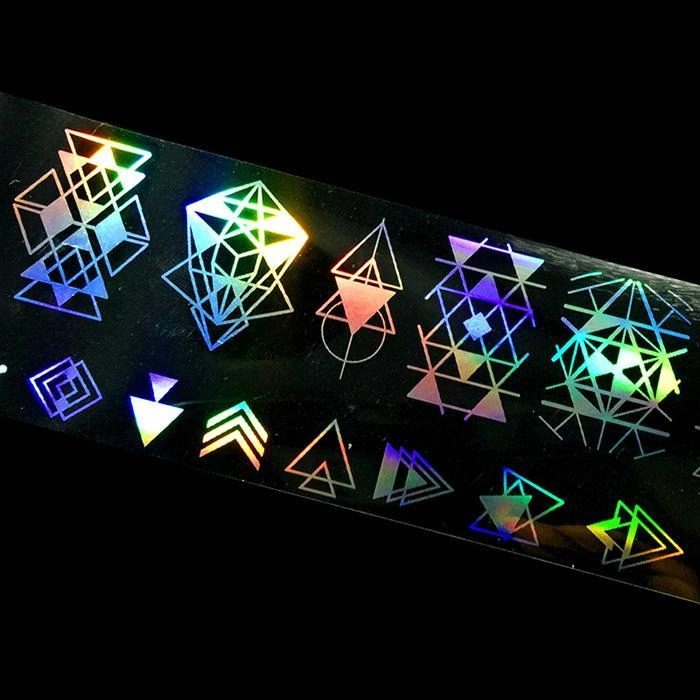 Перекладна фольга Nail Perfect Holographic Foil Geometry геометрія
