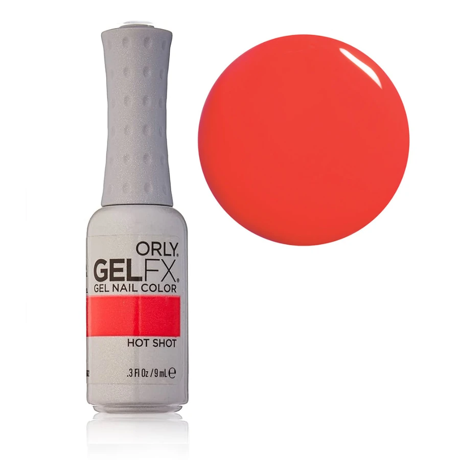 Гель-лак ORLY Gel FX Hot Shot неоновий кораловий, емаль 9 мл