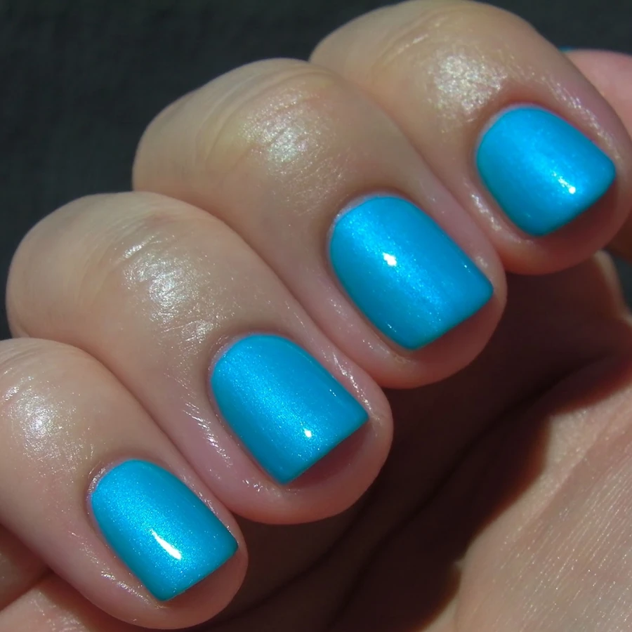 Гель-лак ORLY Gel FX Skinny Dip неоновий блакитний, з легким шимером 9 мл