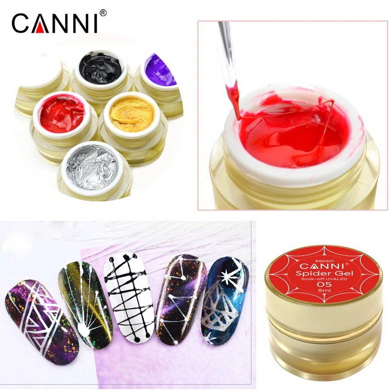гель-павутинка №1 чорний Canni 3D Spider Gel №1