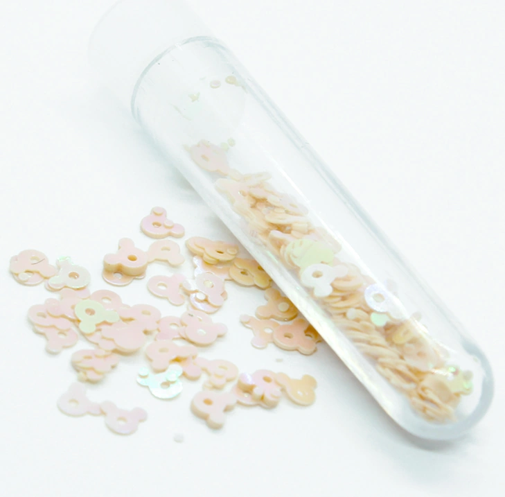 Фігурки для дизайну, Міккі Nail Perfect Figures for Design Peach Mickey світло-персиковий голографік