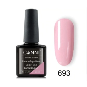 Камуфлююча база Canni Camouflage Rubber Base Coat №693 молочно-рожева