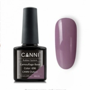 Камуфлююча база Canni Camouflage Rubber Base Coat №696 сливова 7,3 мл