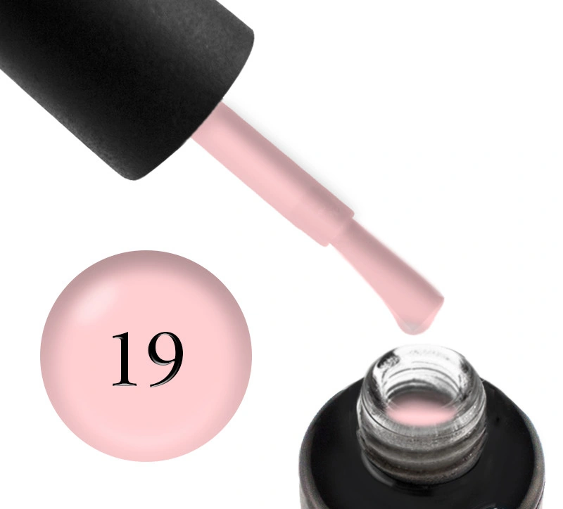 Основа під гель-лак Naomi Rubber Comouflage Base Coat №19 вершково-рожева карамель 15 мл