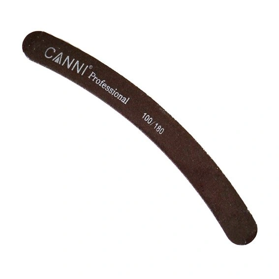 Пилка для натуральних та штучних нігтів Canni Disinfectable Nail File 100/180 грит дезінфікуюча