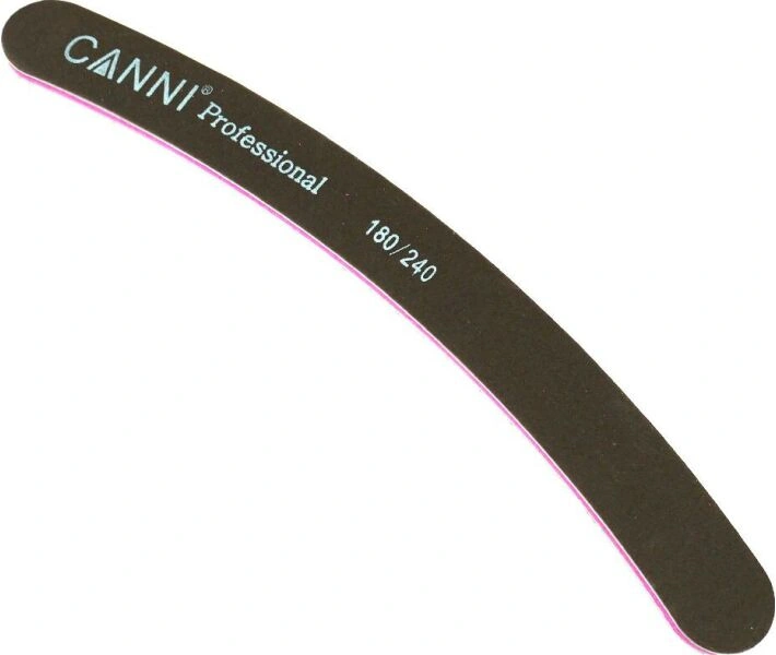 Пилка для натуральних нігтів Canni Disinfectable Nail File 180/240 грит дезінфікуюча