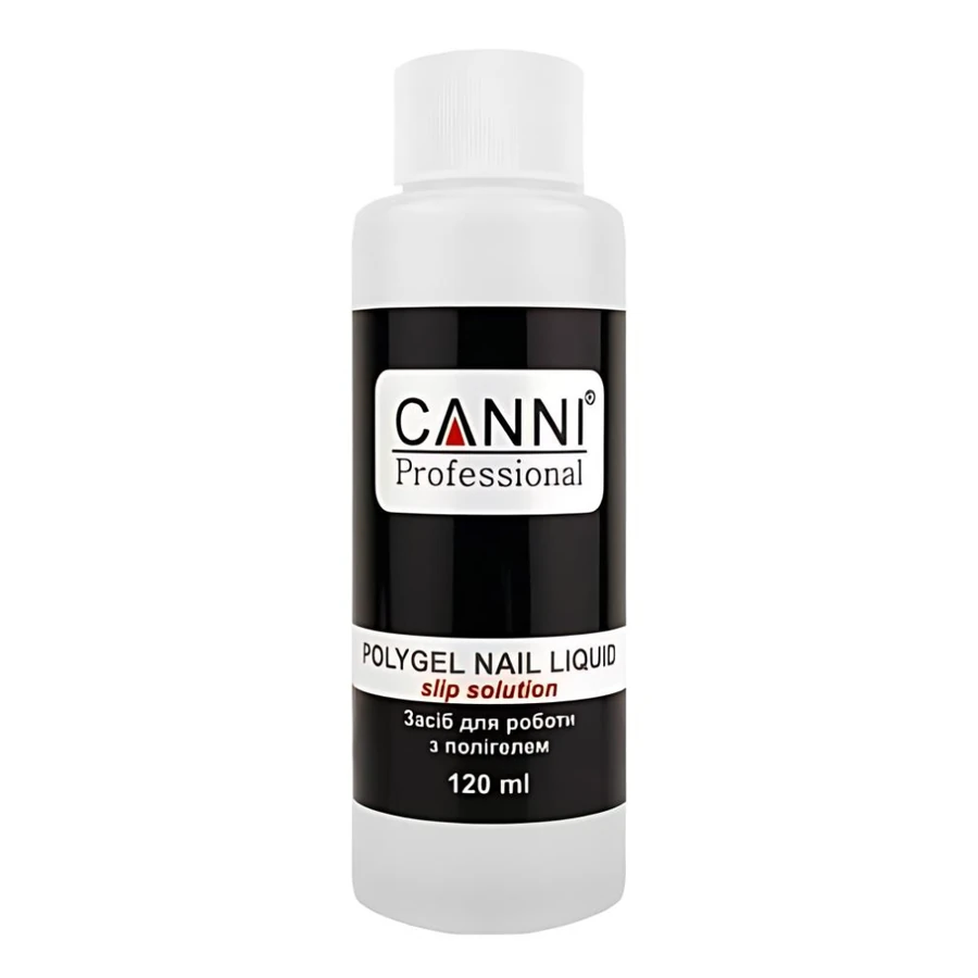 Рідина для роботи з полігелем/акрилгелем Canni Polygel Nail Liquide Slip Solution 120 мл