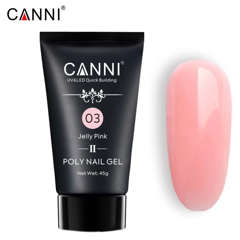 Полігель Canni Polygel №03 Jelly Pink рожеве желе 45 г