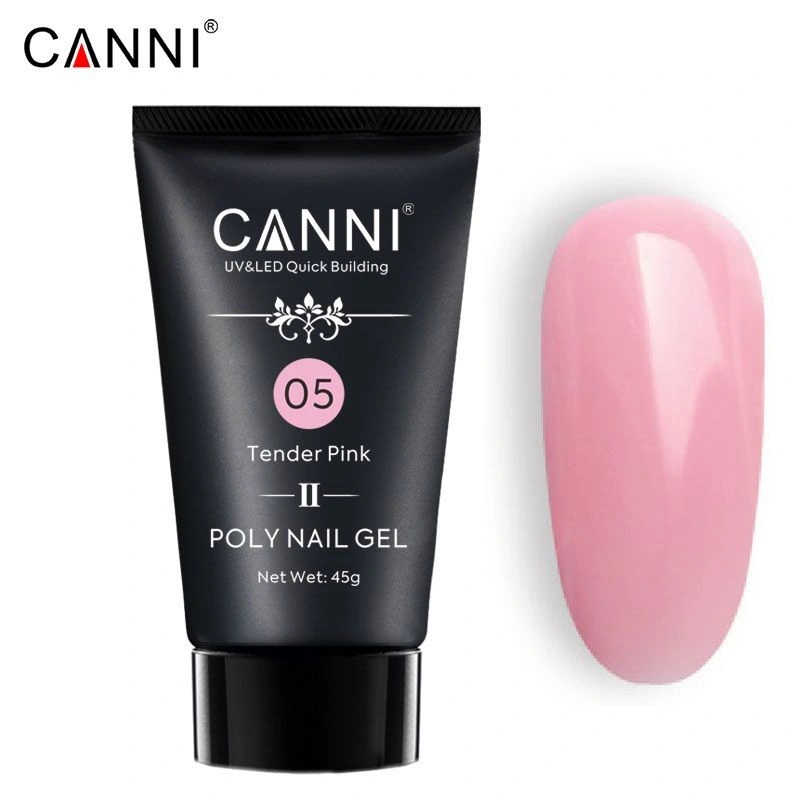 Полігель Canni Polygel №05 Tender Pink ніжно-рожевий 45 г