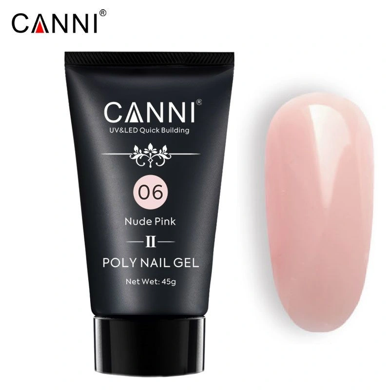 Полігель Canni Polygel №06 Nude Pink нюдовий рожевий 45 г