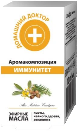 Ефірна олія Аромакомпозиція Імунітет Домашний Доктор (The Doctor) Аромакомпозиція Імунітет 10 мл