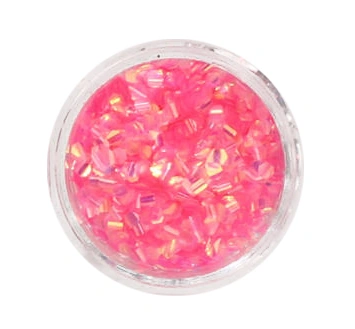 Луска в колбі Nail Perfect Glitters Hexagons Pink рожевий