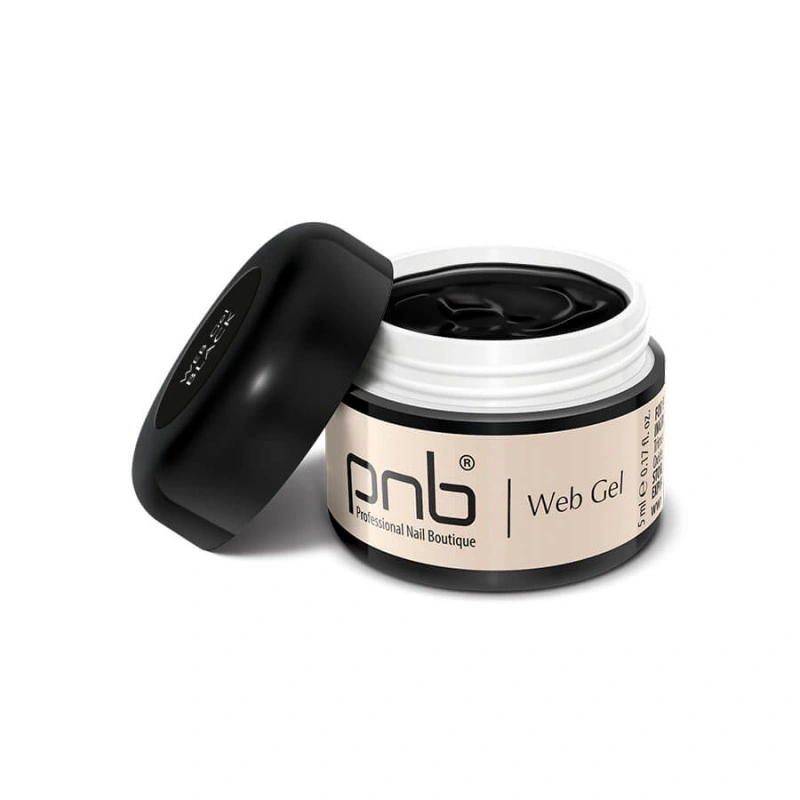 Гель-павутинка PNB UV/LED Web Gel Black чорний 5 мл