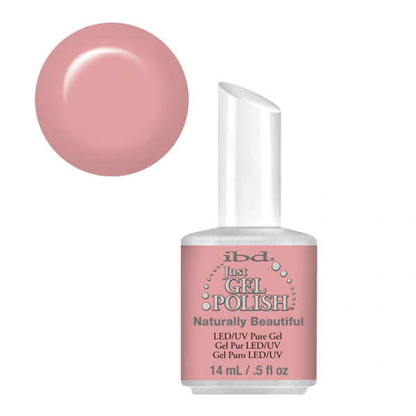 Гель-лак IBD Just Gel Polish Naturally Beautiful димчаста троянда, емаль 14 мл