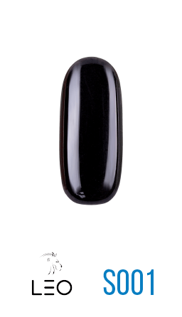 Гель-лак Leo Gel-polish Seasons 001 чорний, емаль 9 мл