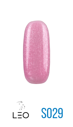 Гель-лак Leo Gel-polish Seasons 029 блідо-рожевий із шиммером 9 мл