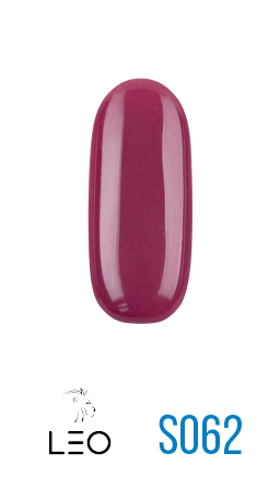 Гель-лак Leo Gel-polish Seasons 062 бордово-фіолетовий, емаль 9 мл