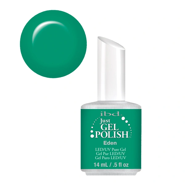 Гель-лак Едем IBD Just Gel Polish Eden зелений, емаль 14 мл