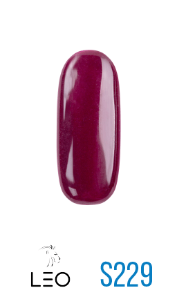 Гель-лак Leo Gel-polish Seasons 229 темно-вишневий, емаль 9 мл