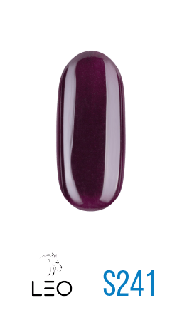 Гель-лак Leo Gel-polish Seasons 241 баклажановий, емаль 9 мл
