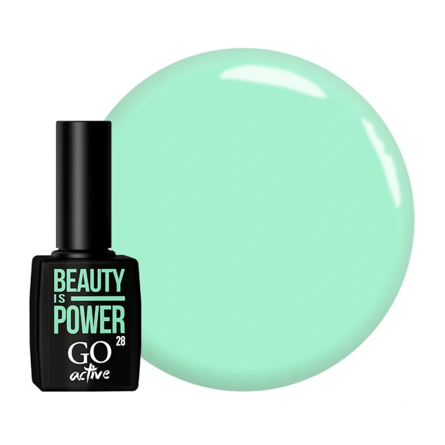 Гель-лак GO Active Gel Polish 028 ментоловий, емаль 10 мл