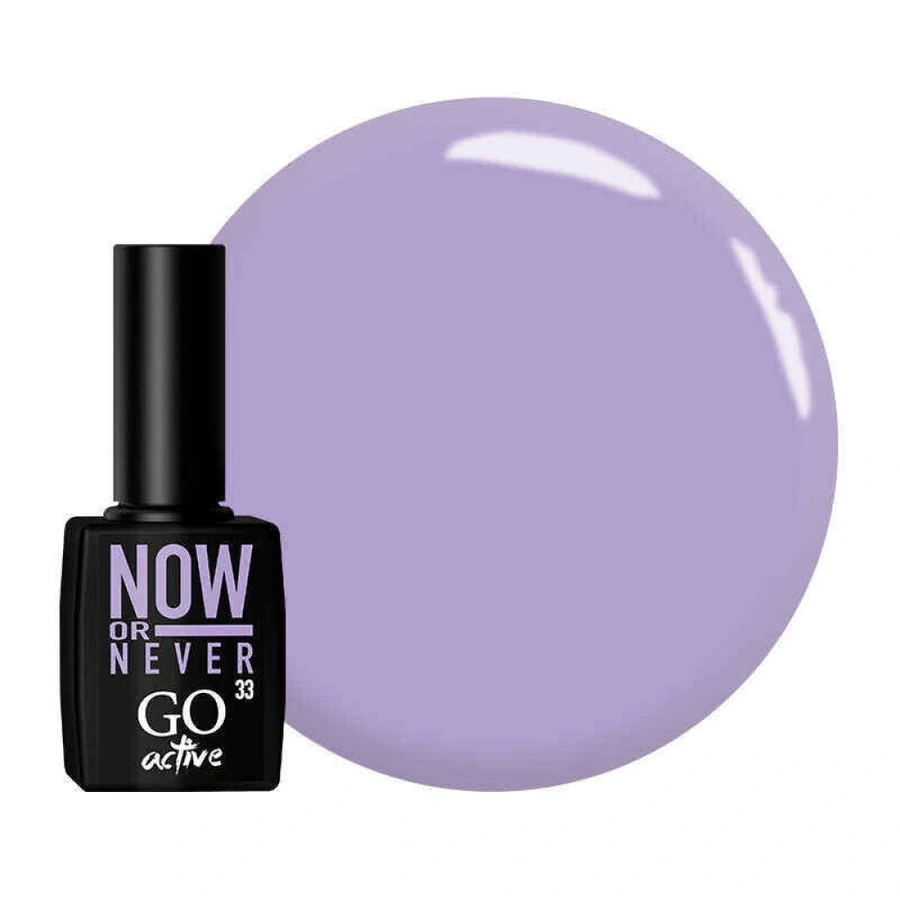 Гель-лак GO Active Gel Polish 033 димчасто-бузковий, емаль 10 мл