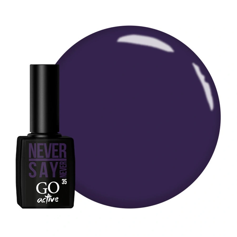 Гель-лак GO Active Gel Polish 035 димчасто-сливовий, емаль 10 мл