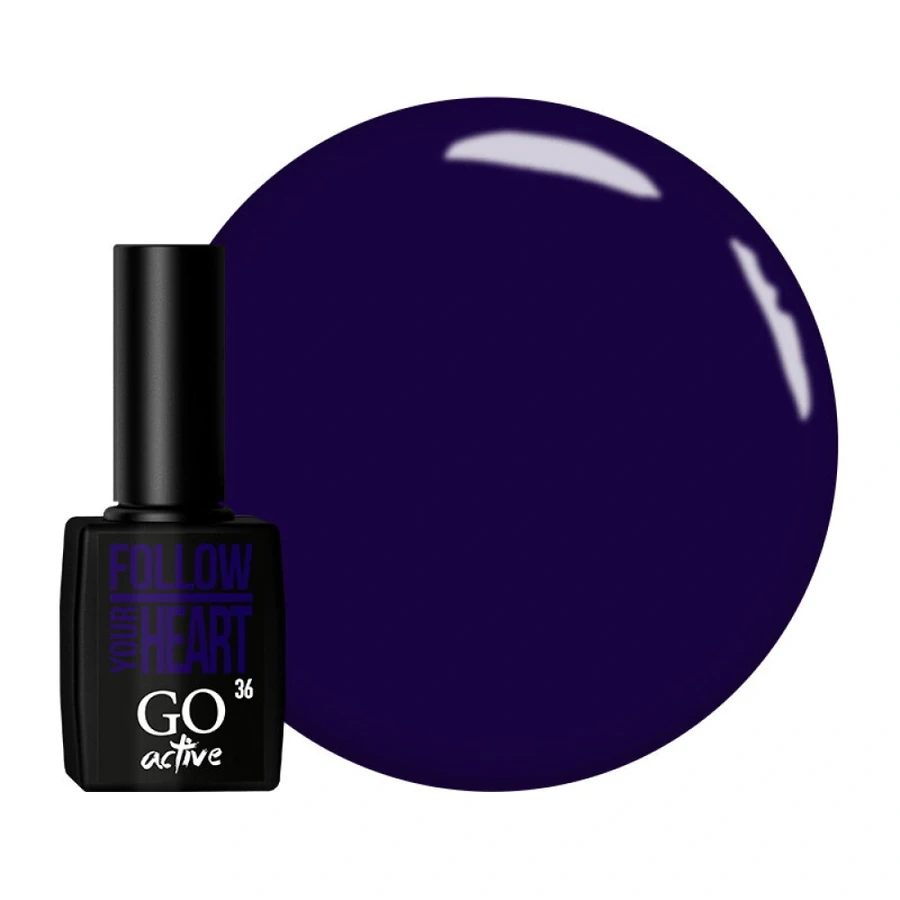 Гель-лак GO Active Gel Polish 036 фіолетовий, емаль 10 мл