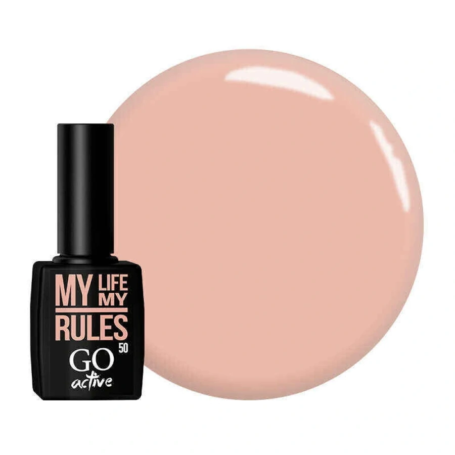 Гель-лак GO Active Gel Polish 050 кремово-тілесний, емаль 10 мл