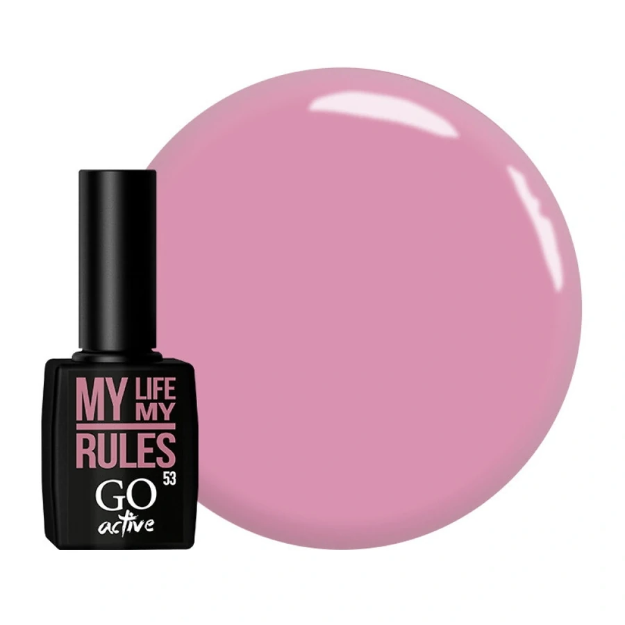 Гель-лак GO Active Gel Polish 053 димчаста троянда, емаль 10 мл